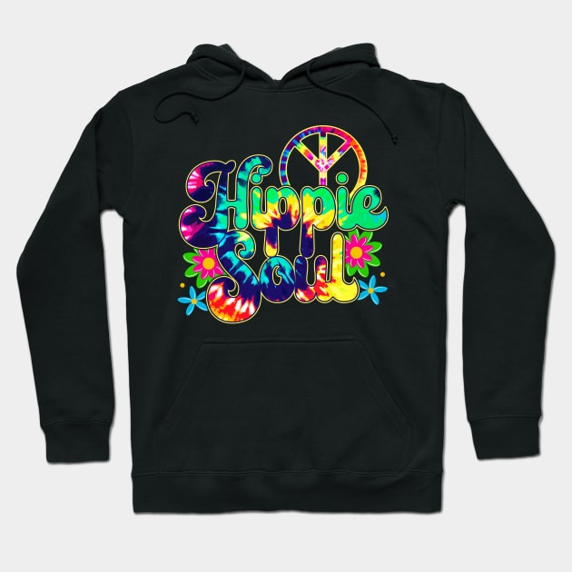 Colorful Summer Hippie Soul Hoodie by savariya